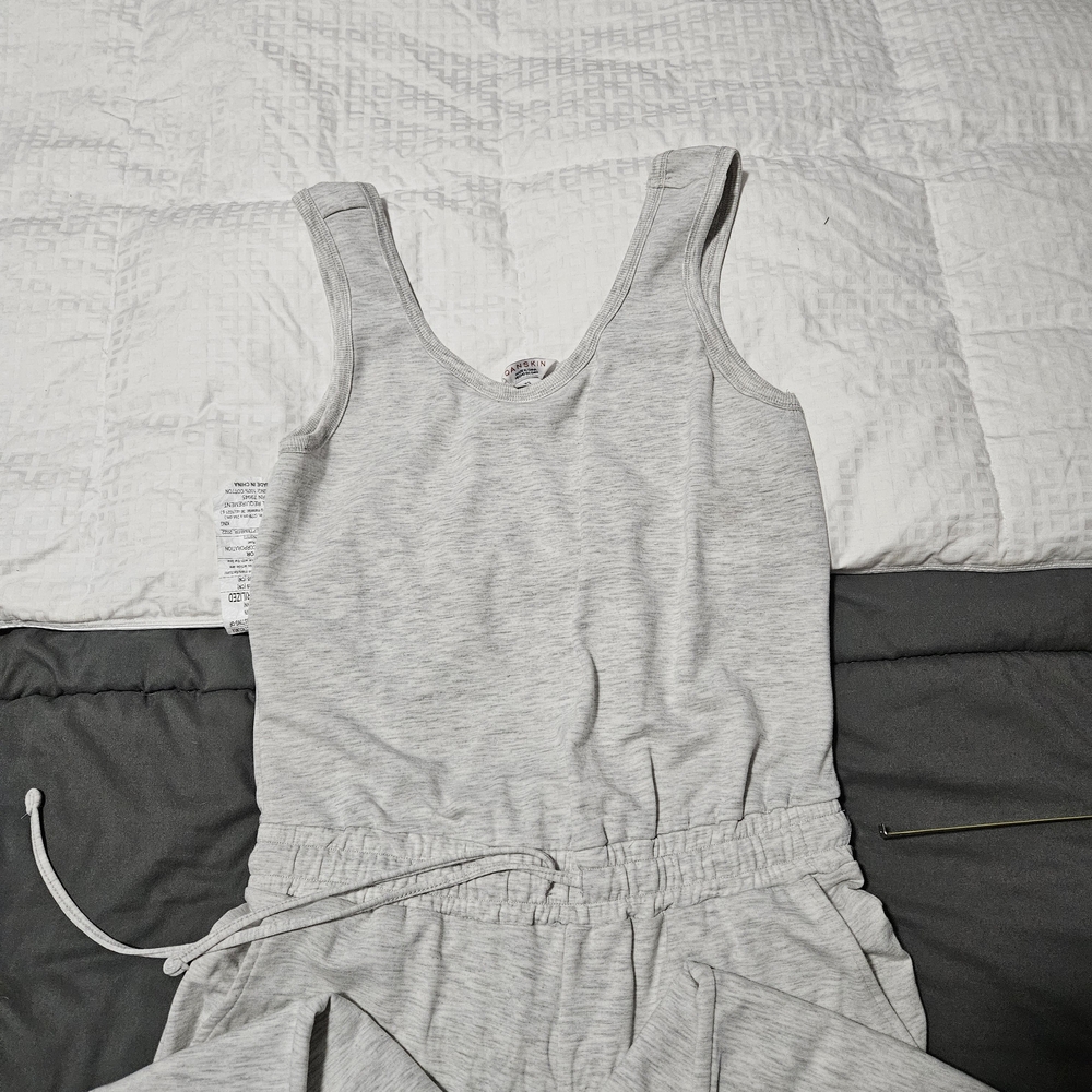 Danskin Gray Jumpsuit, Best Fit For a Size 4 Pant